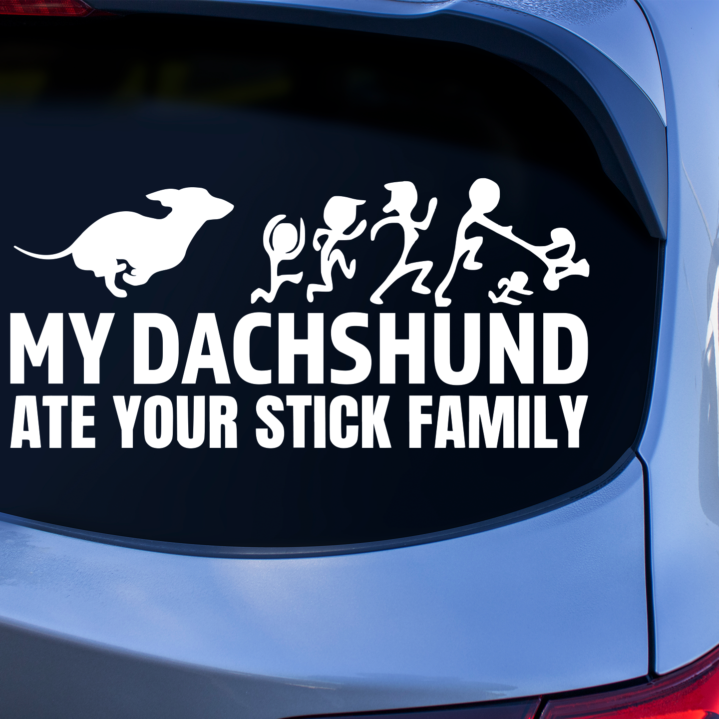 My Dachshund Ate Your Stick Family Sticker | Pet Stickers Aust. – Pet ...