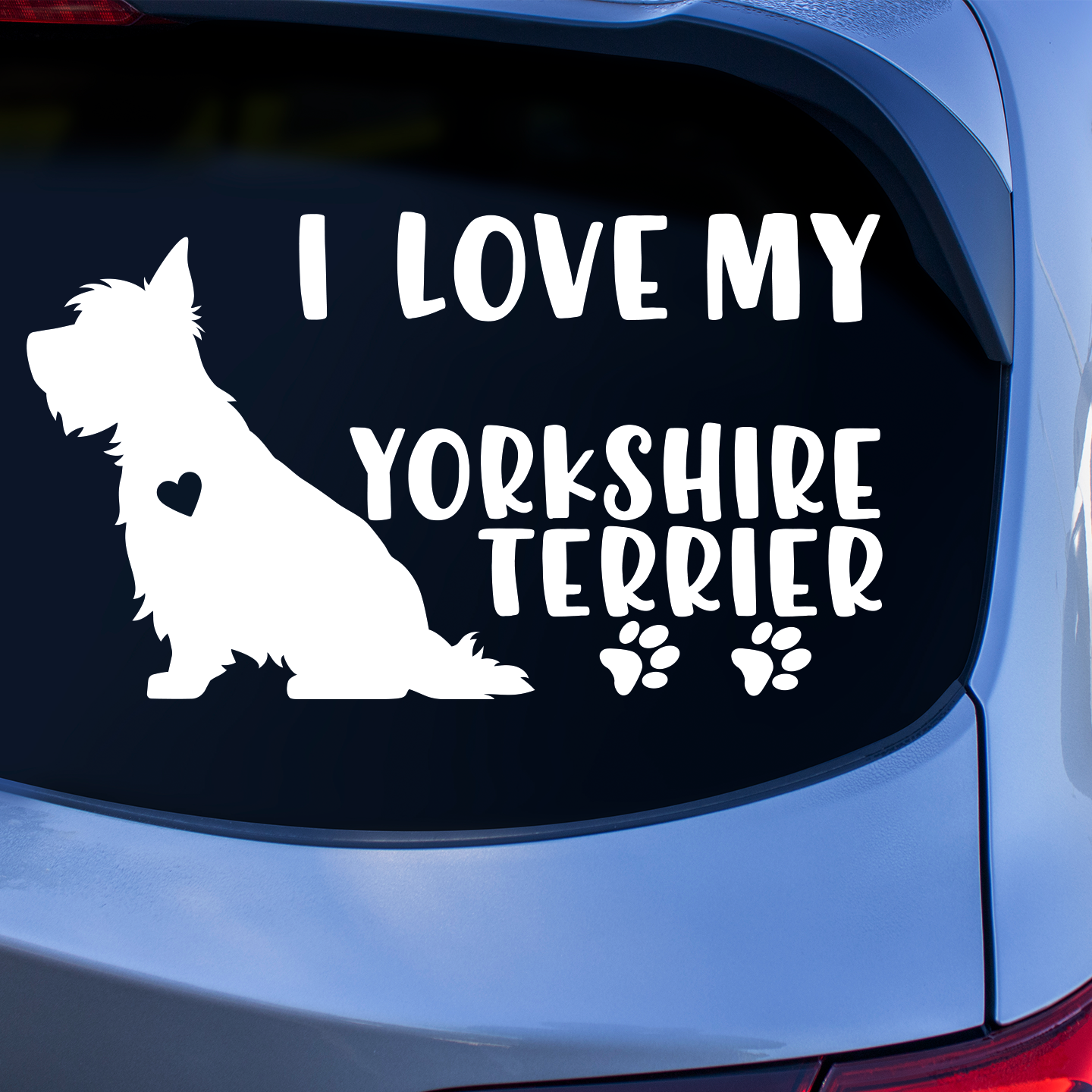 Yorkshire Terriers Because People Suck Sticker