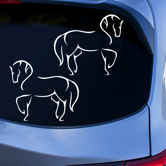 Minimalist Horse Stickers