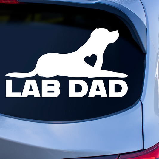 Lab Dad - Labrador Retriever Sticker