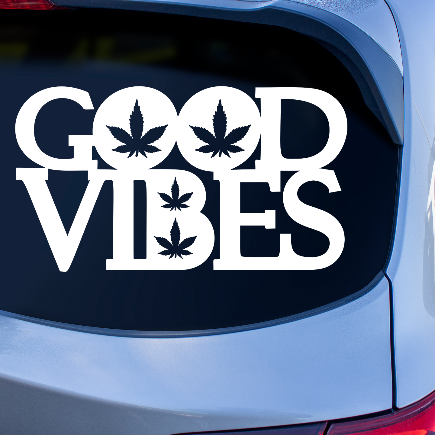 Good Vibes Weed Sticker