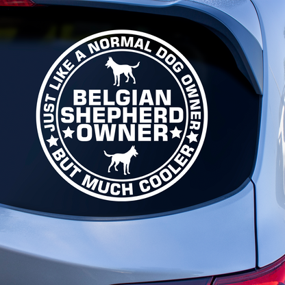 Belgian Shepherd Owner Sticker