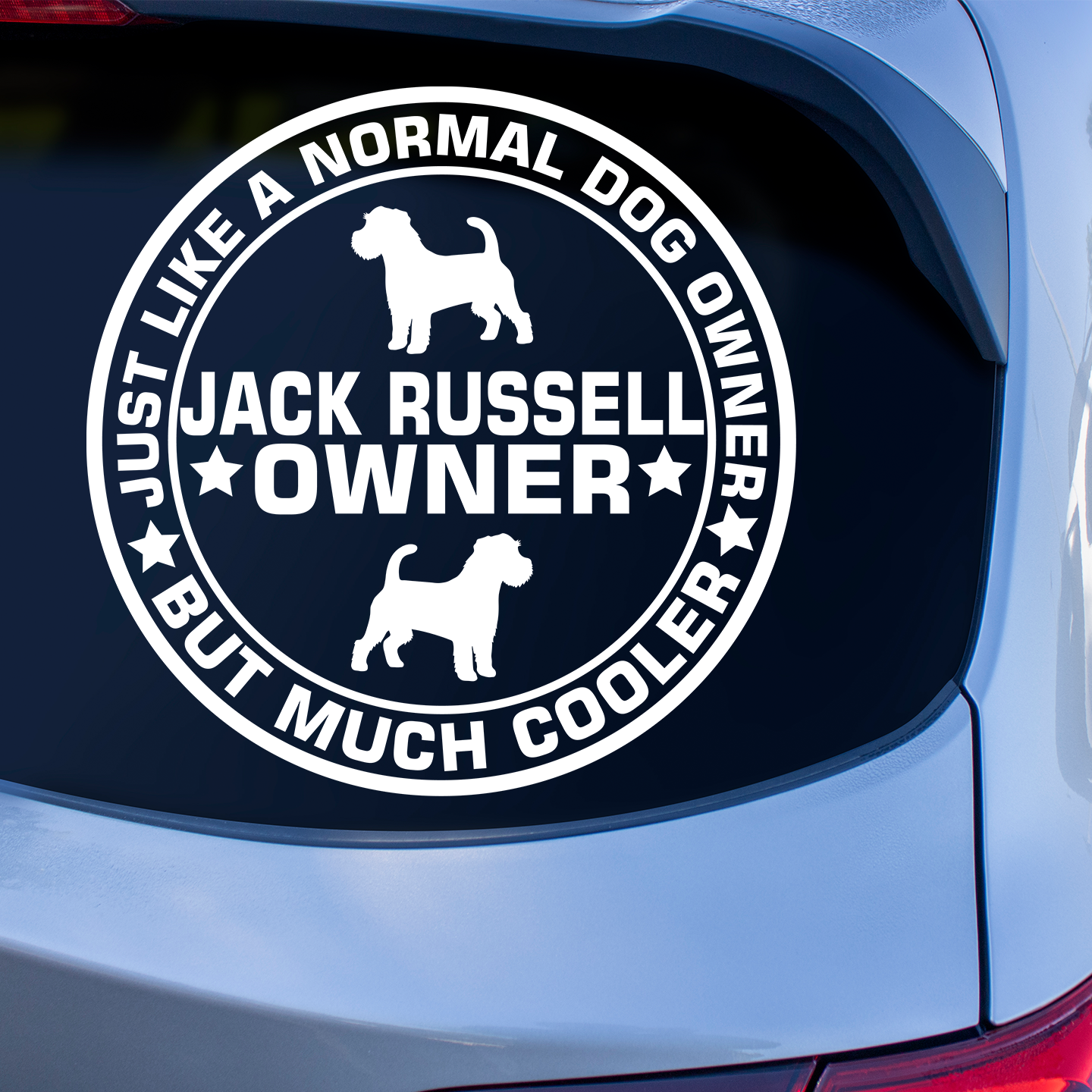 Jack Russell Owner Sticker