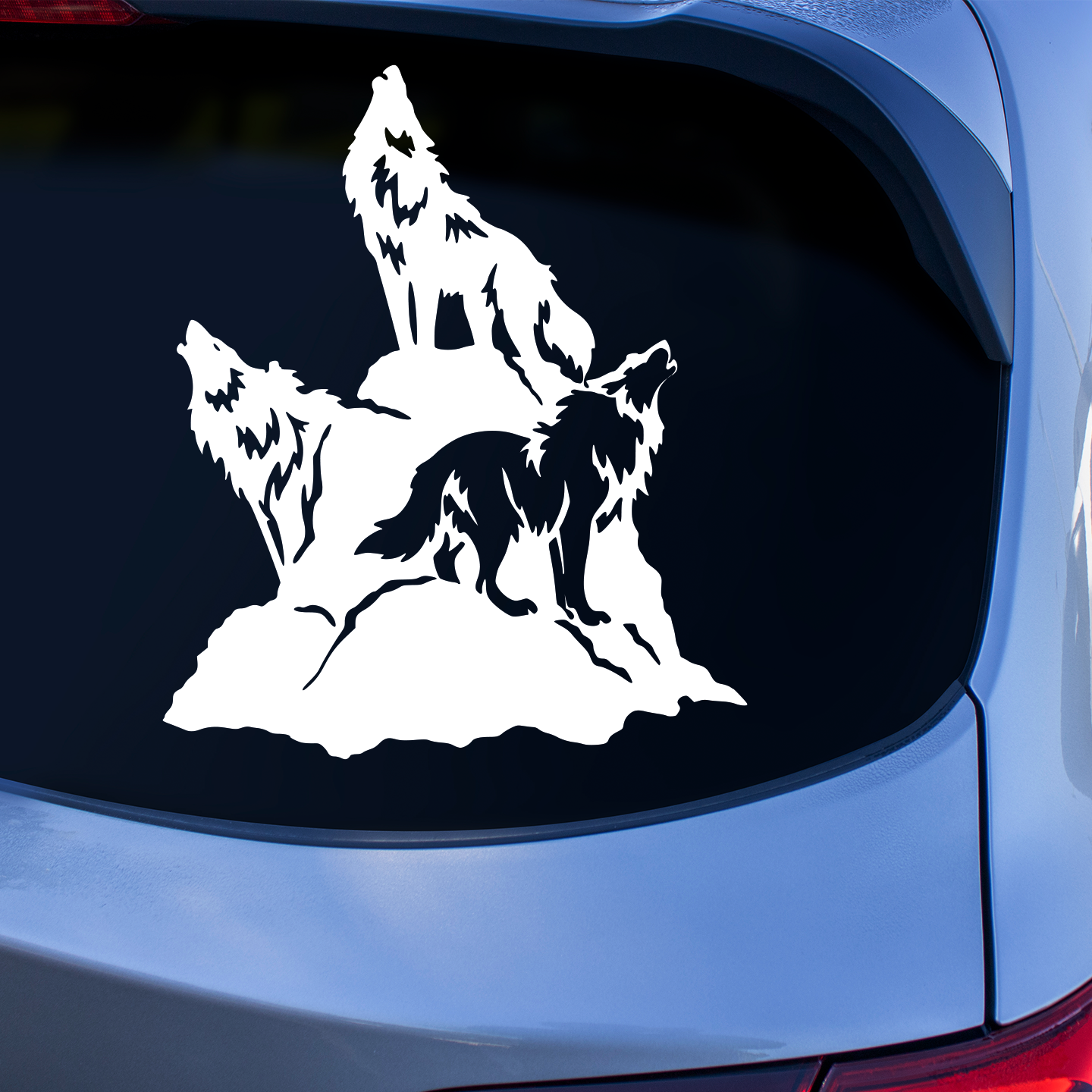 Wolves On The Mountain Sticker