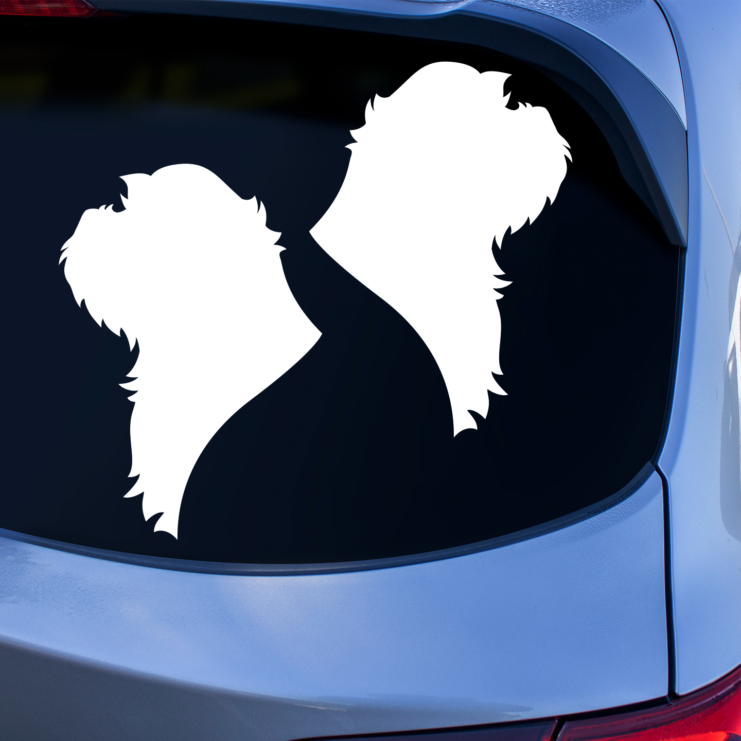 Shih Tzu Silhouette Stickers