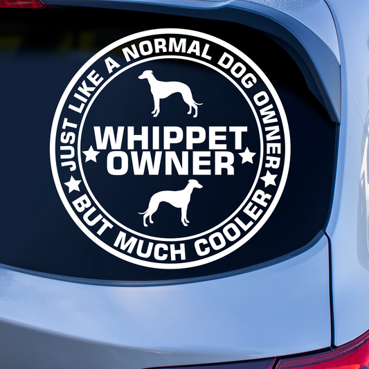 Whippet Owner Sticker