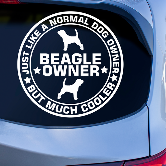 Beagle Owner Sticker