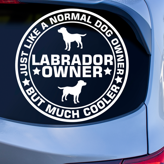 Labrador Owner Sticker