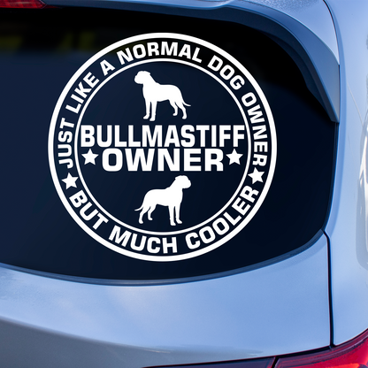 Bullmastiff Owner Sticker