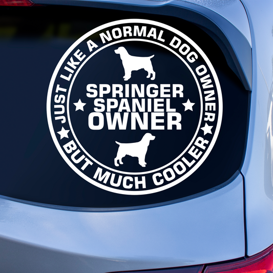 Springer Spaniel Owner Sticker