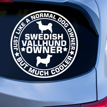 Swedish Vallhund Owner Sticker