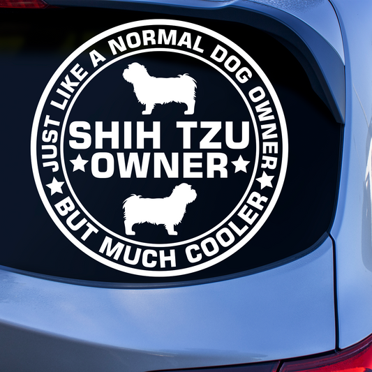 Shih Tzu Owner Sticker