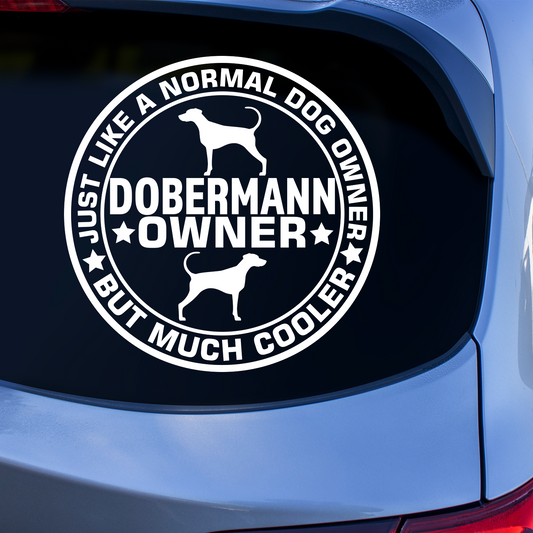 Dobermann Owner Sticker