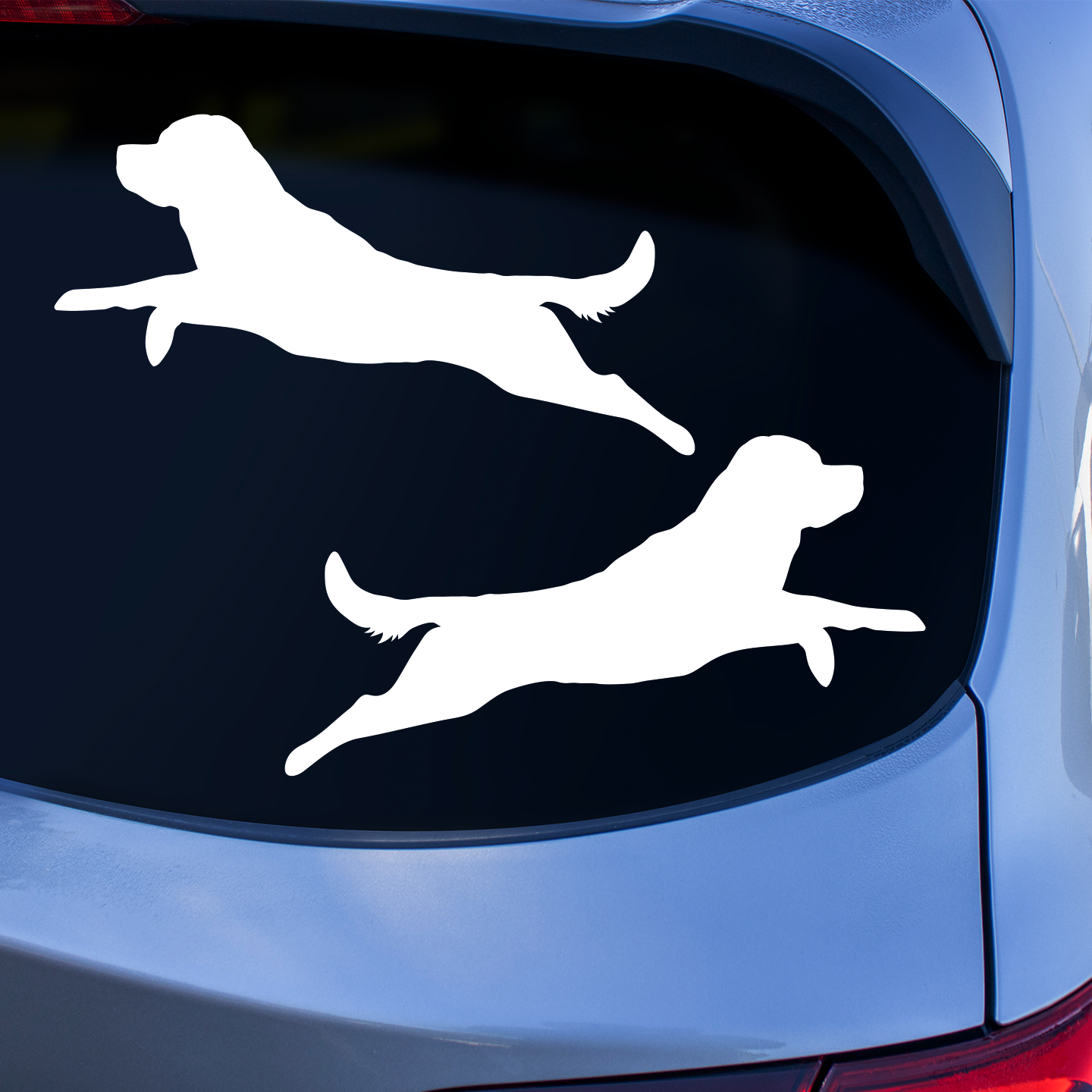 Rottweiler Silhouette Stickers