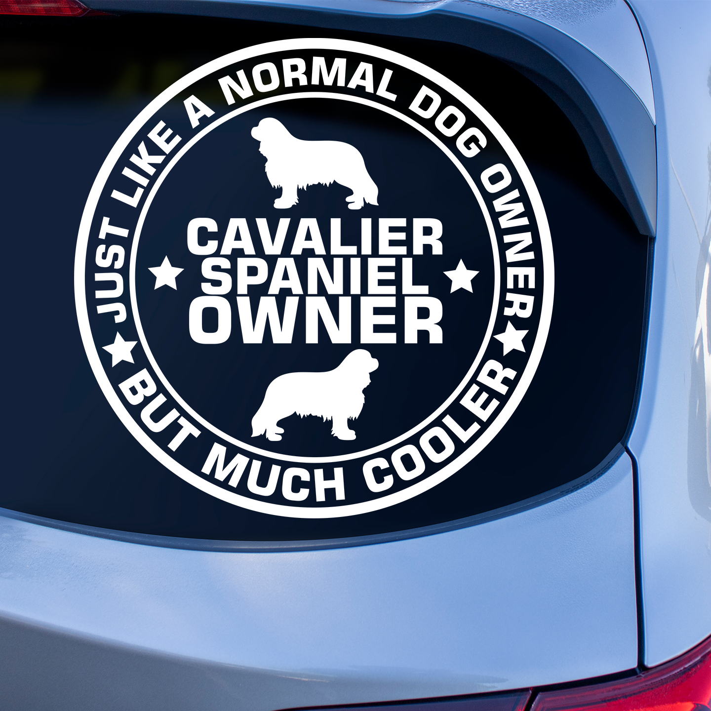 Cavalier King Charles Spaniel Owner Sticker