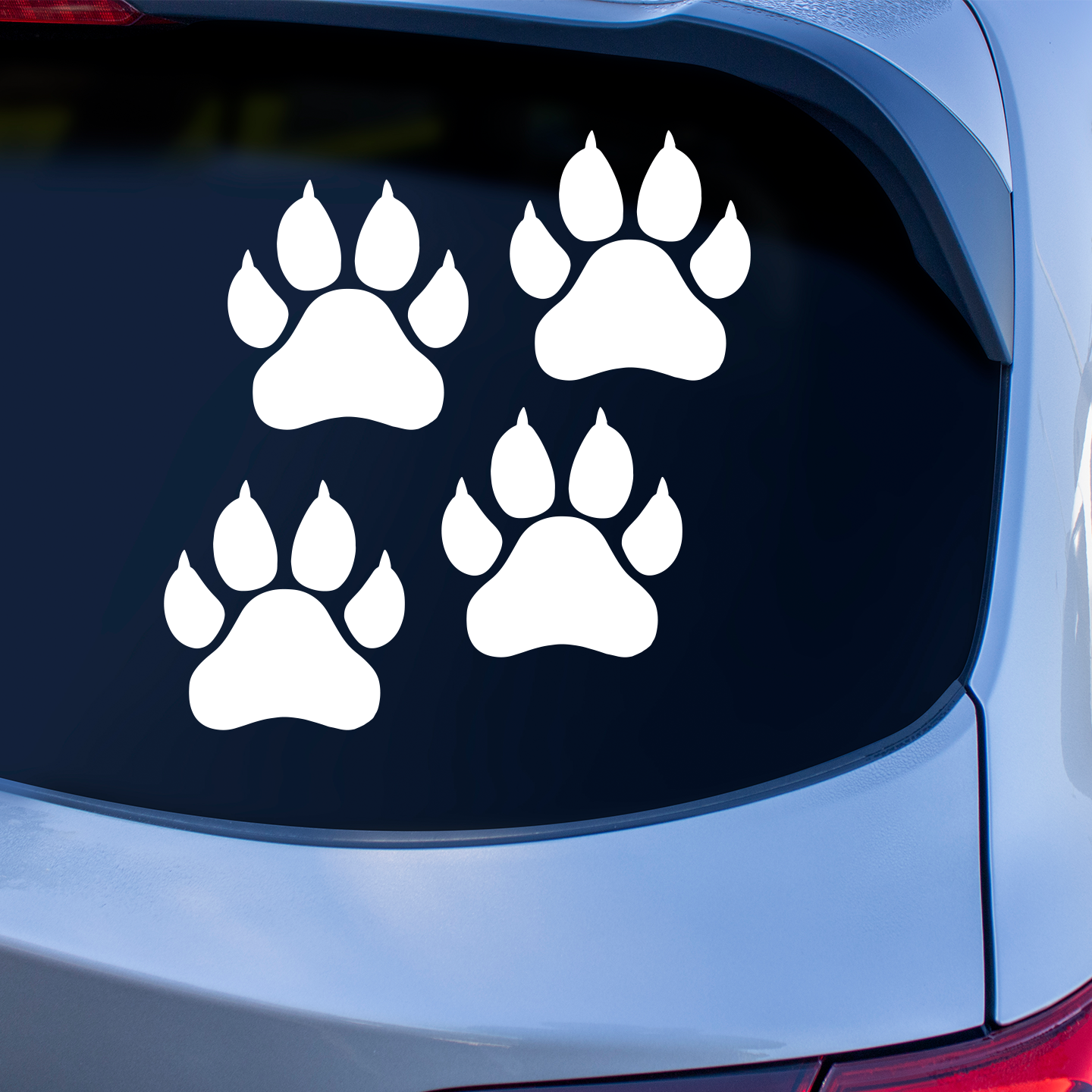 Lion Paw Print Stickers