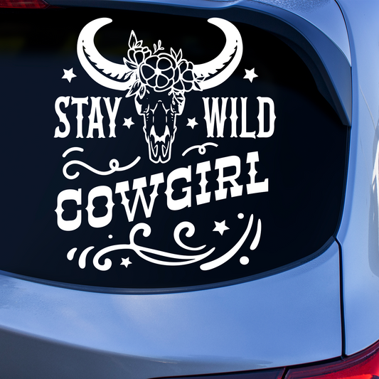 Stay Wild Cowgirl Sticker