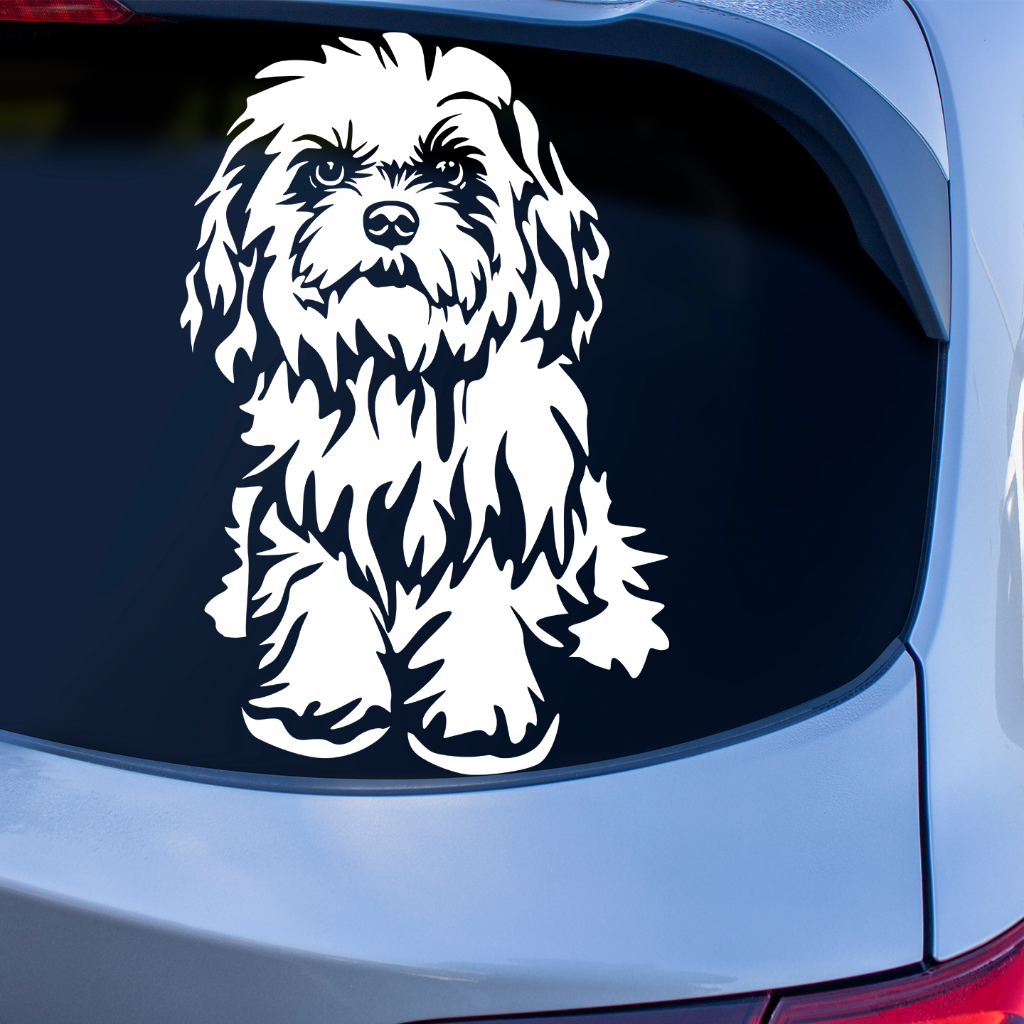 Havapoo Sticker Havanese Sticker | Dog Stickers For Cars Australia – Pet Stickers Australia