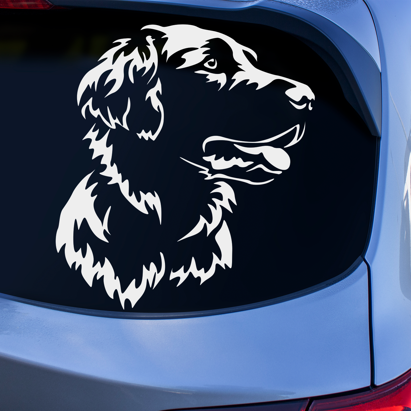 Flat Coated Retriever Sticker | Dog Stickers For Cars Australia – Pet ...