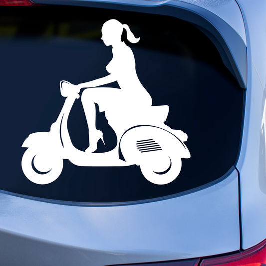 Scooter Girl Sticker