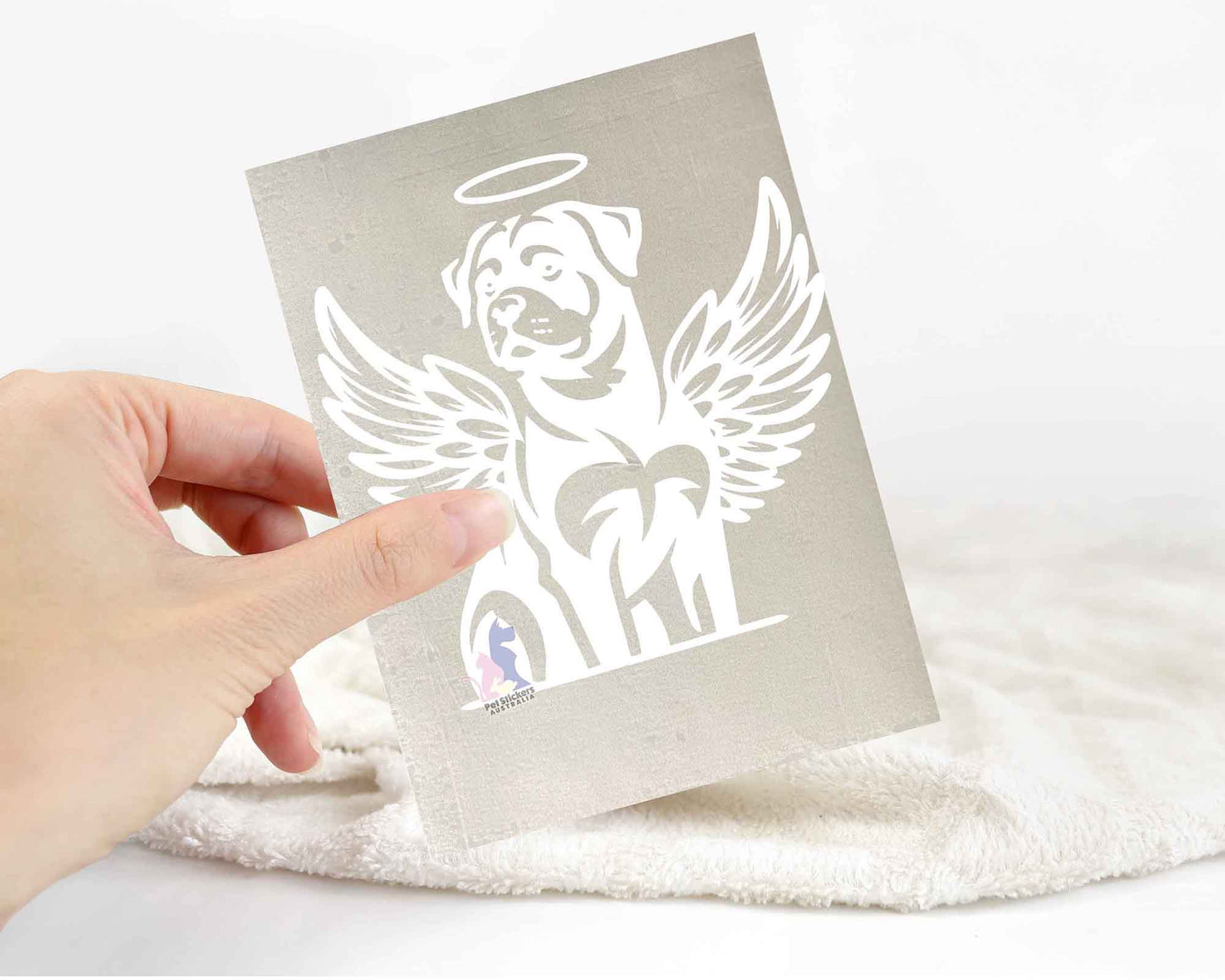 Rottweiler Angel Wings Sticker