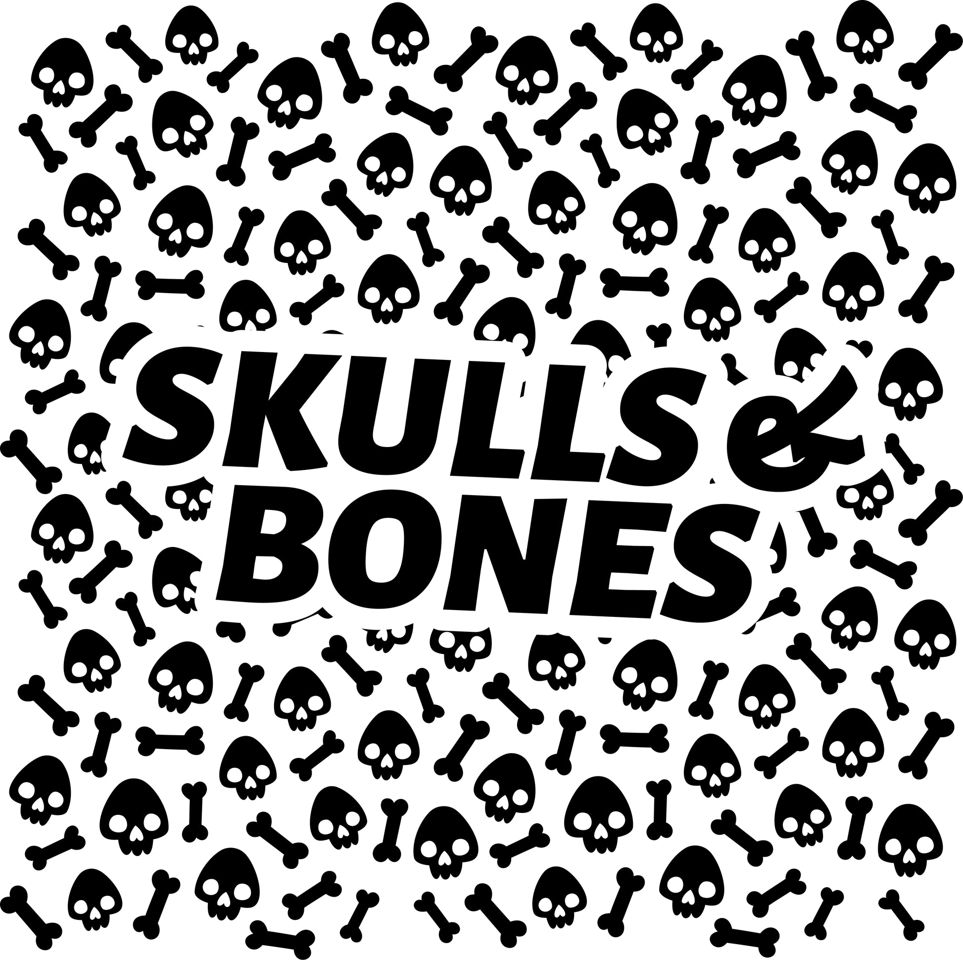 Skulls And Bones Sticker Sheet