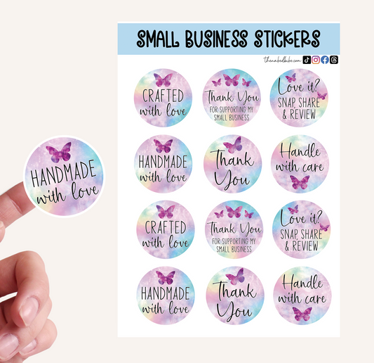 Small Business Sticker Sheet