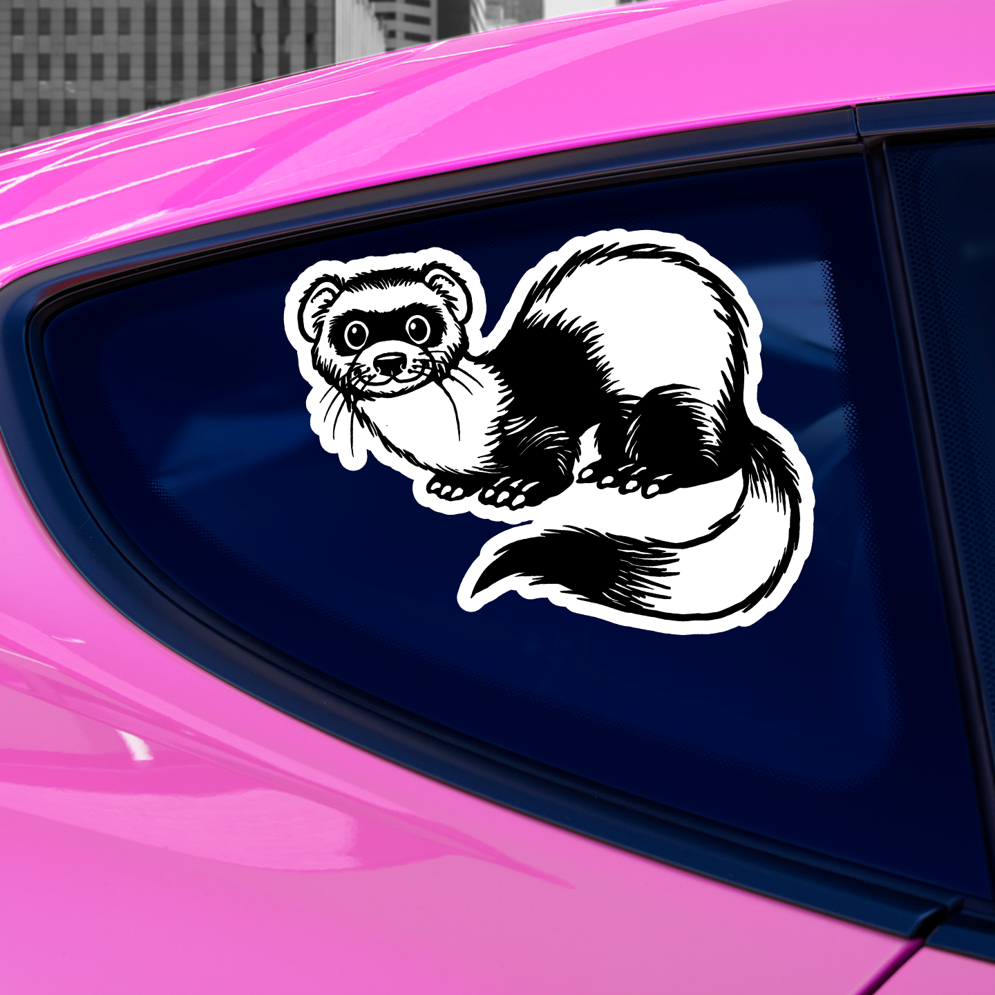 Cute Ferret Sticker