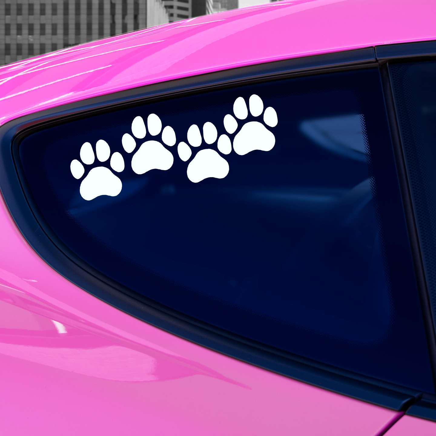 Tiger Paw Print Stickers