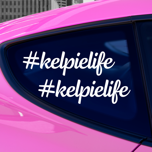 Kelpie Life Sticker