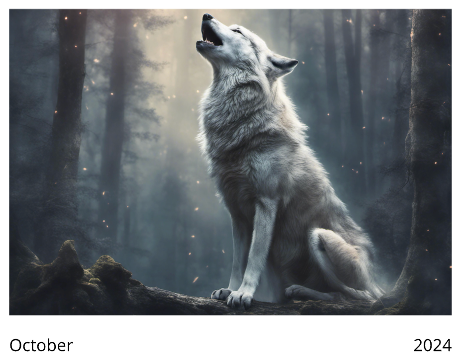 Wolf Dreams 2024 Calendar