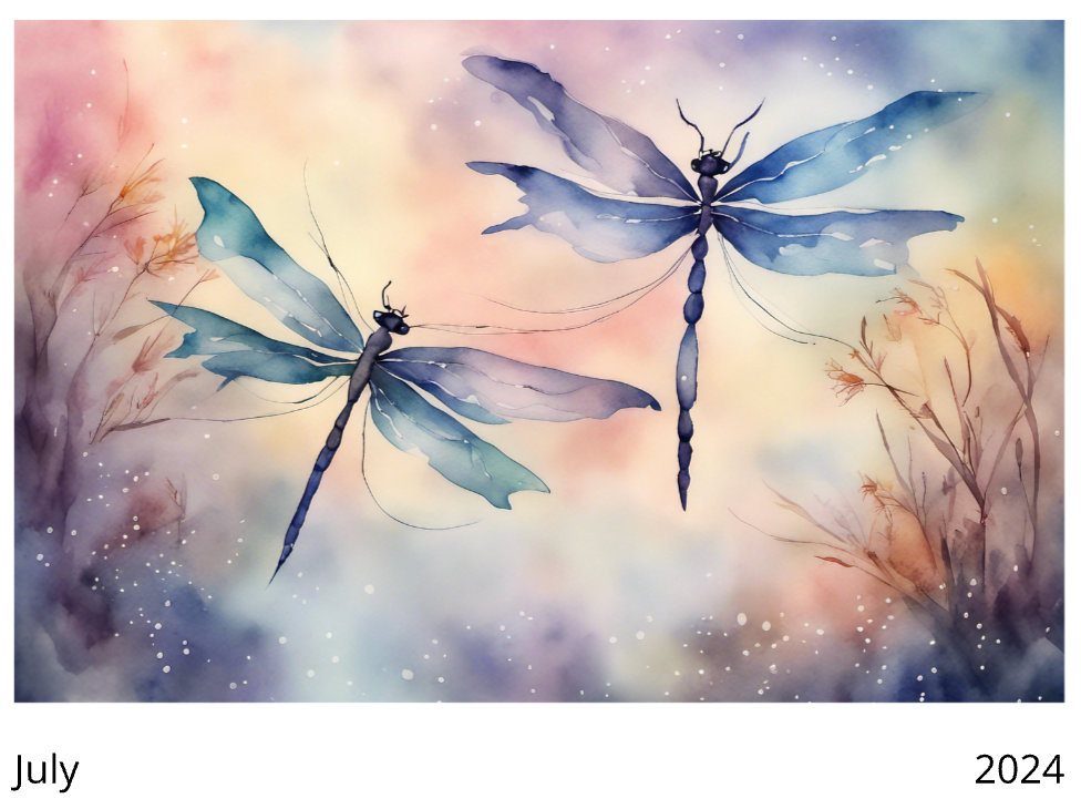 Dragonfly Dreams 2024 Calendar