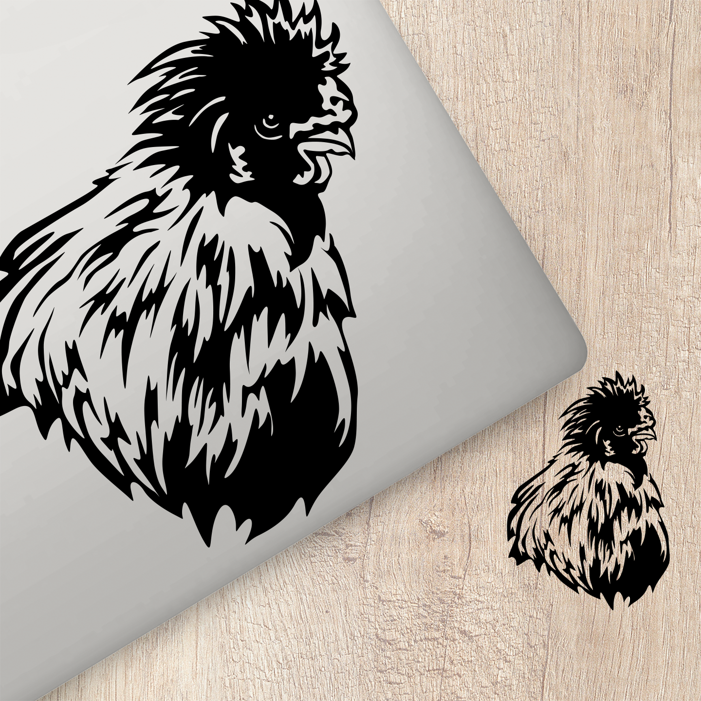 Silkie Chicken Sticker | Chicken Decals Made in Australia – Pet ...