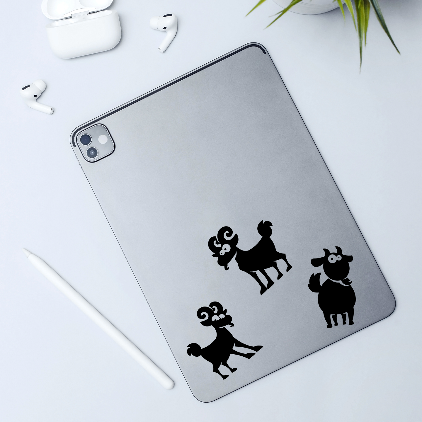 Goat Car Sticker Silly Goat Stickers | Goat Stickers For Cars Australia – Pet Stickers ...
