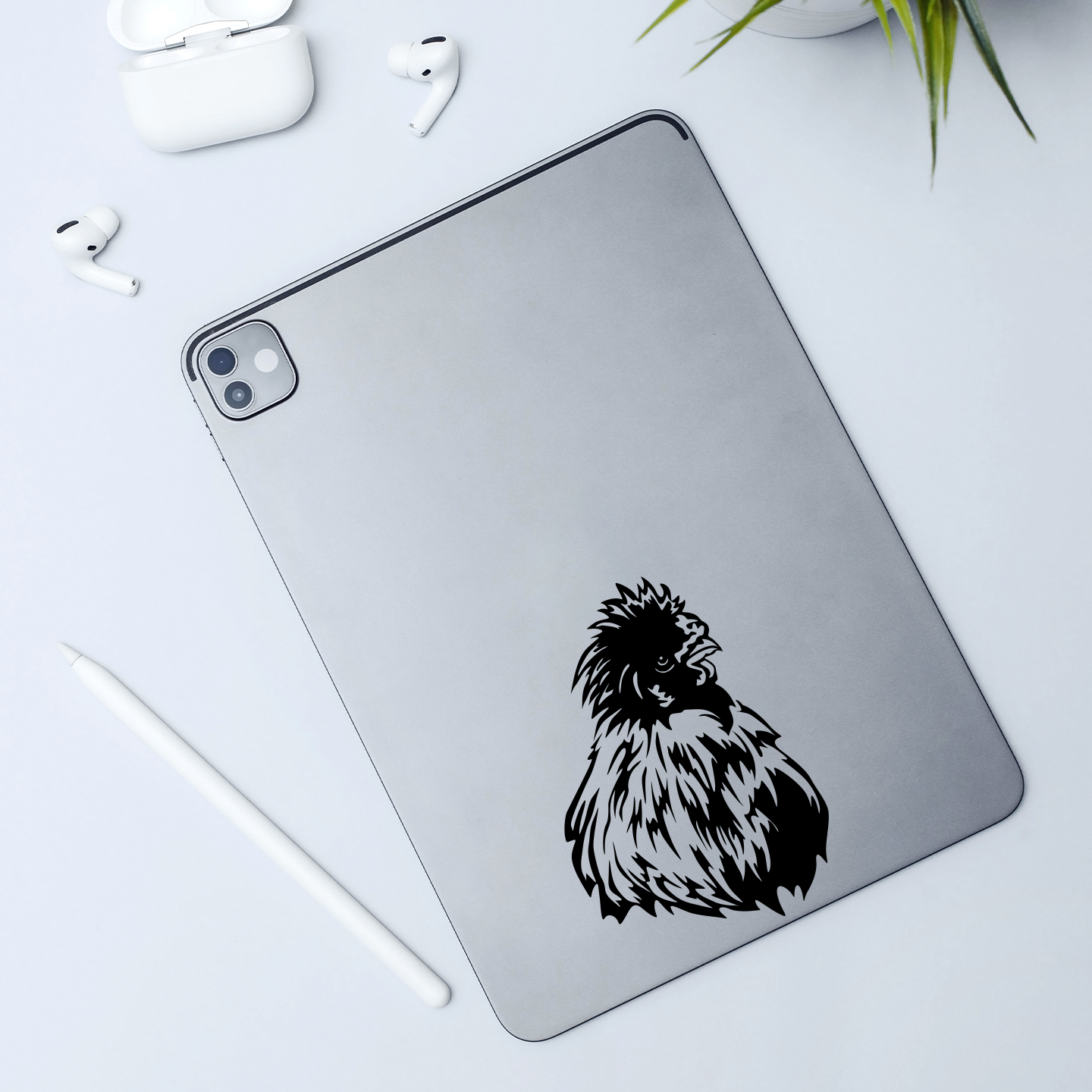 Silkie Chicken Sticker