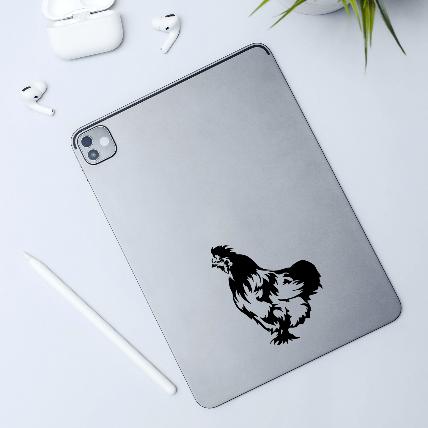 Silkie Chicken Sticker