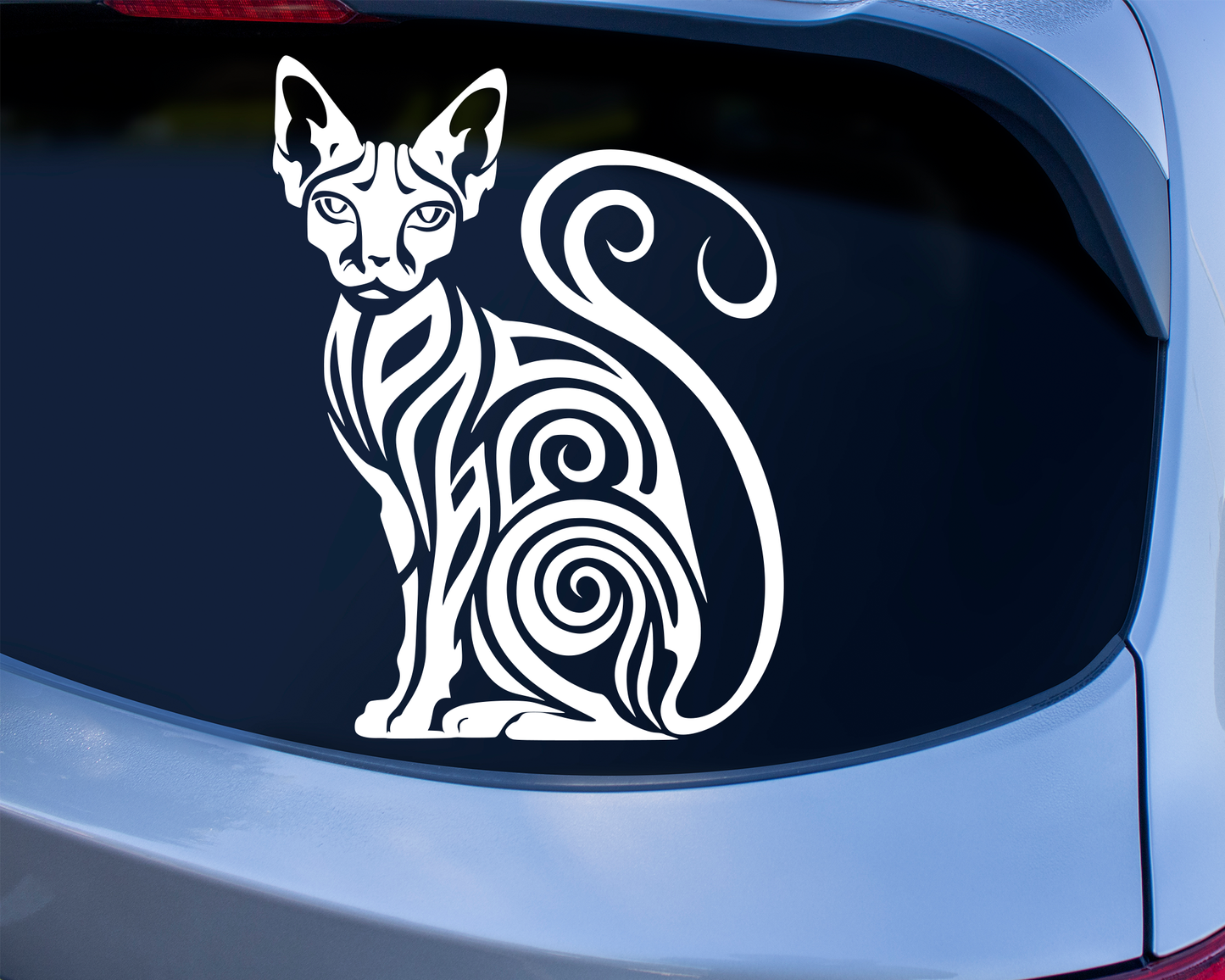 Tribal Sphynx Cat Sticker