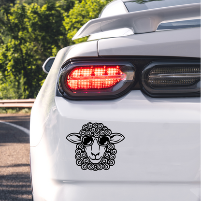 Curly Sheep Sticker