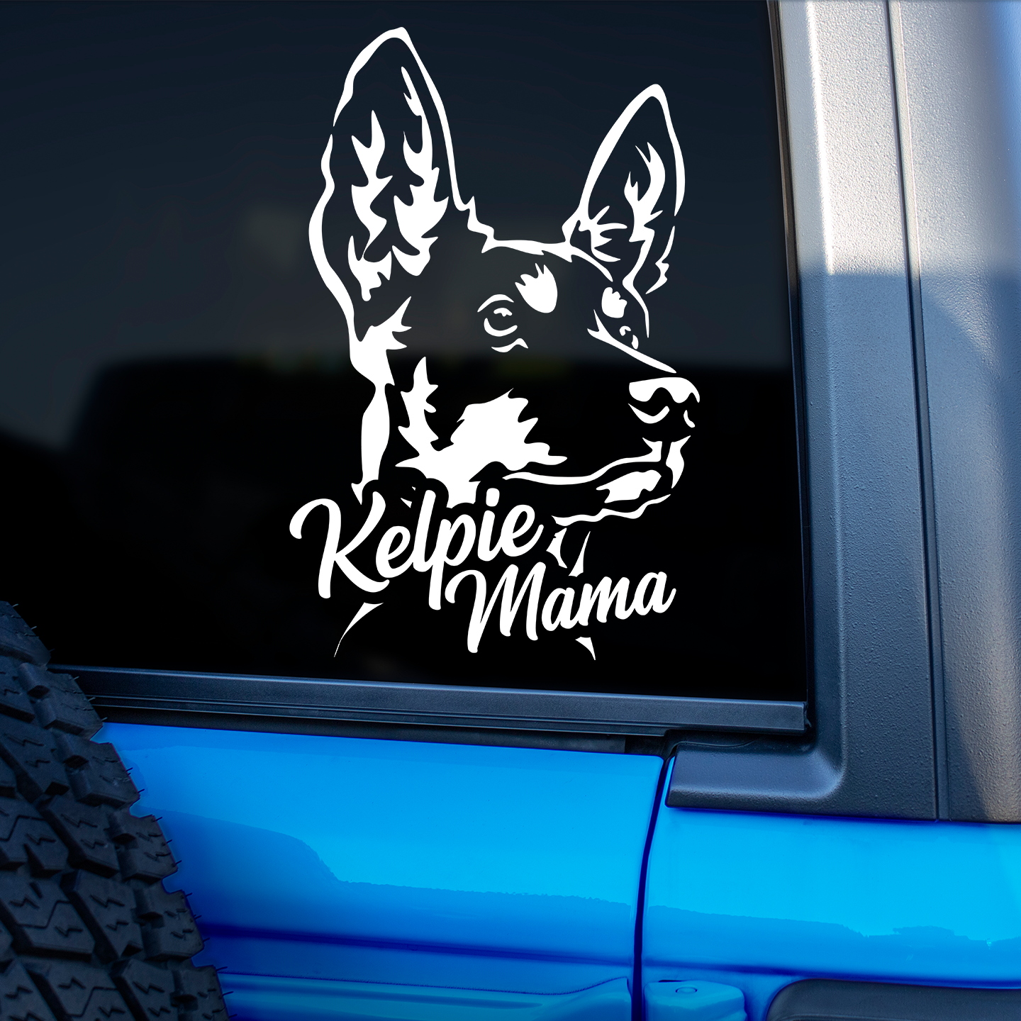 Kelpie Mama Sticker