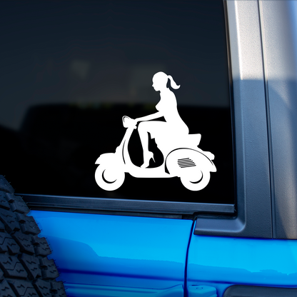 Scooter Girl Sticker