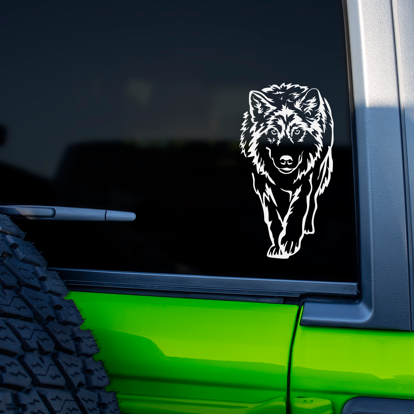 Wolf Prowling Sticker