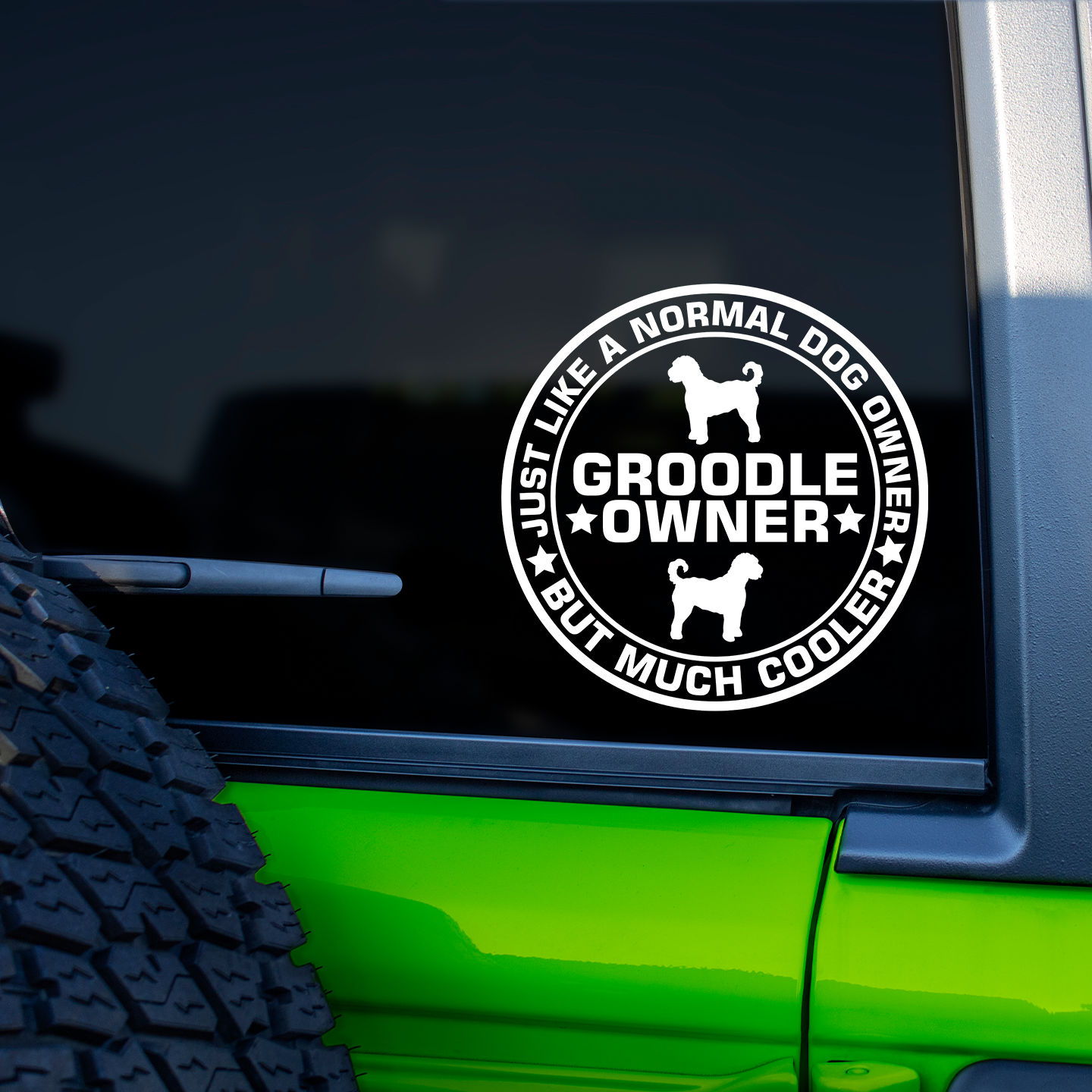 Groodle Owner Sticker