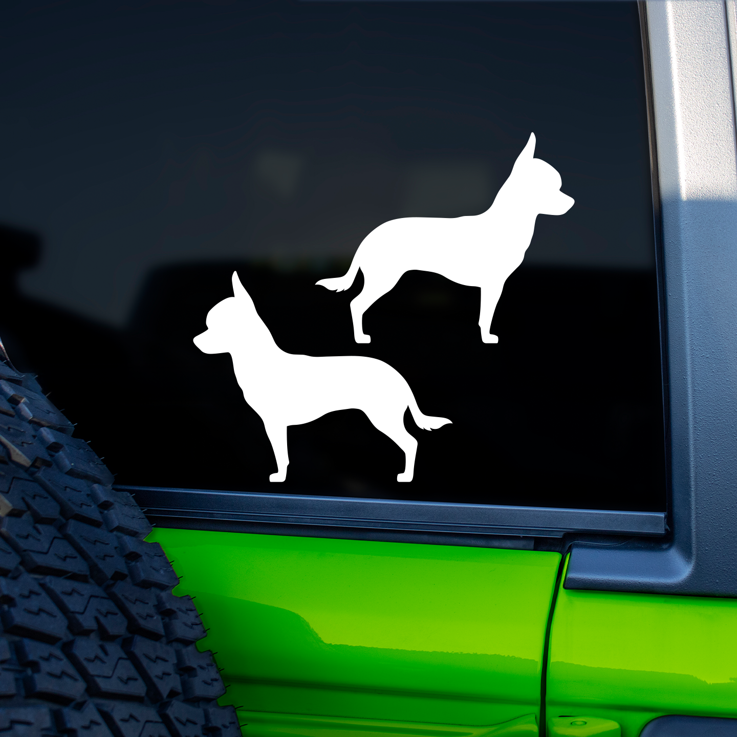 Chihuahua Silhouette Stickers