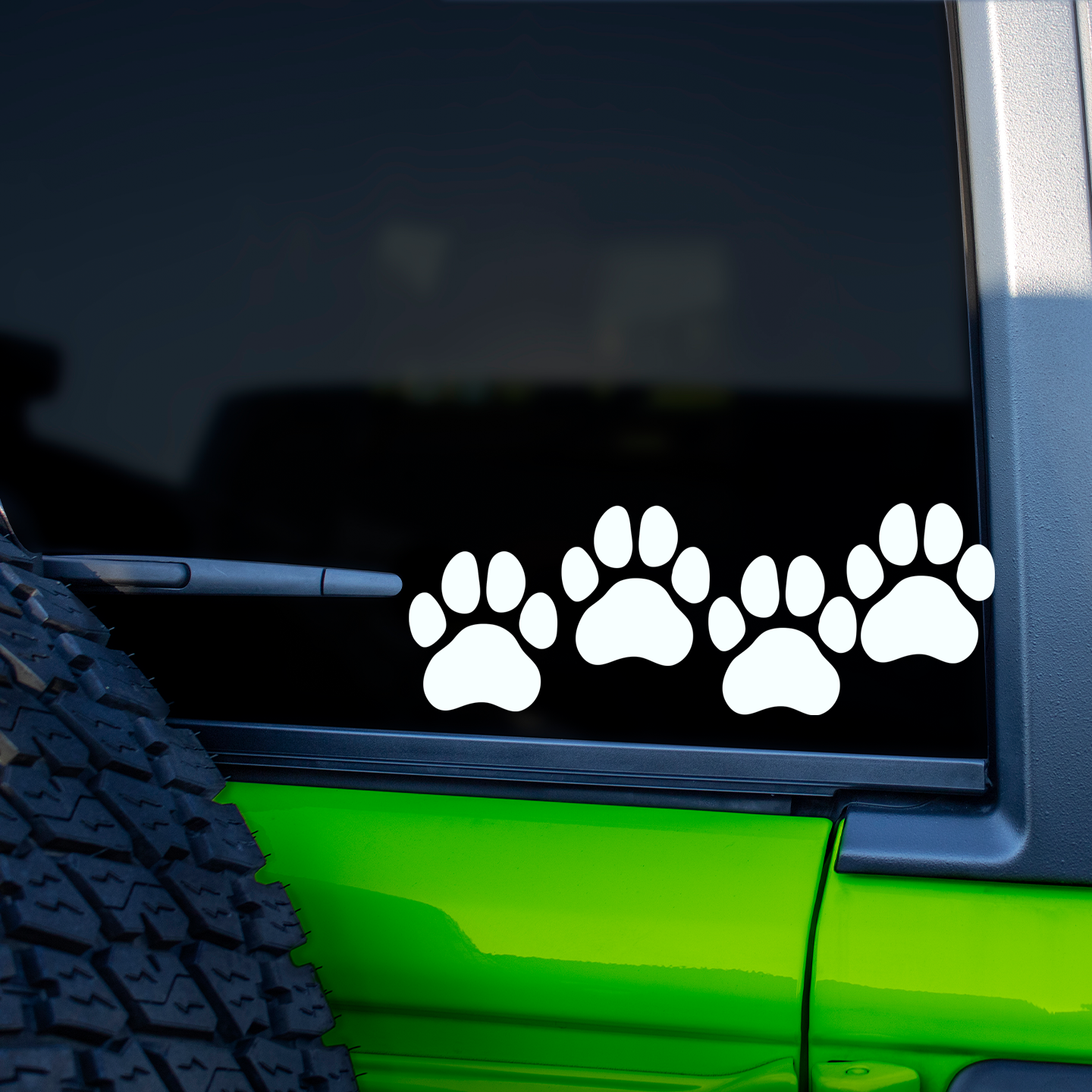 Tiger Paw Print Stickers