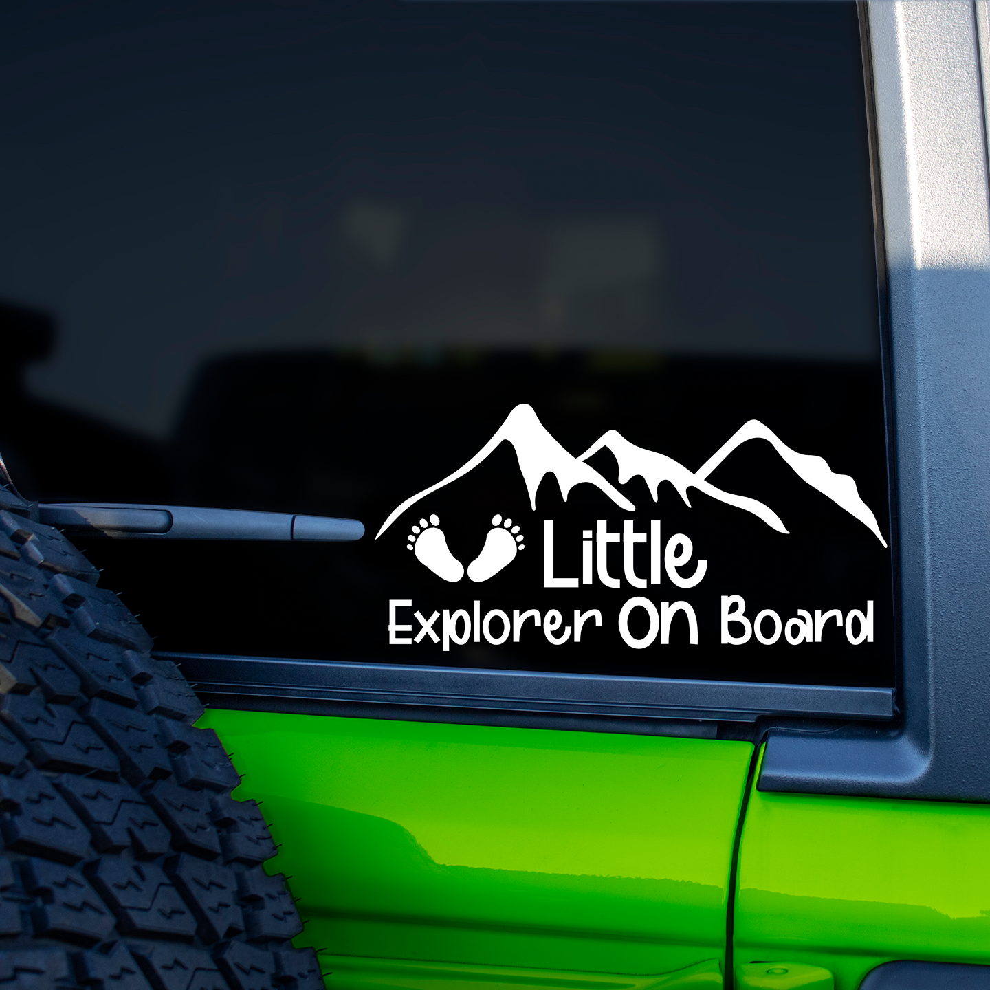 Little Explorer On Board Sticker