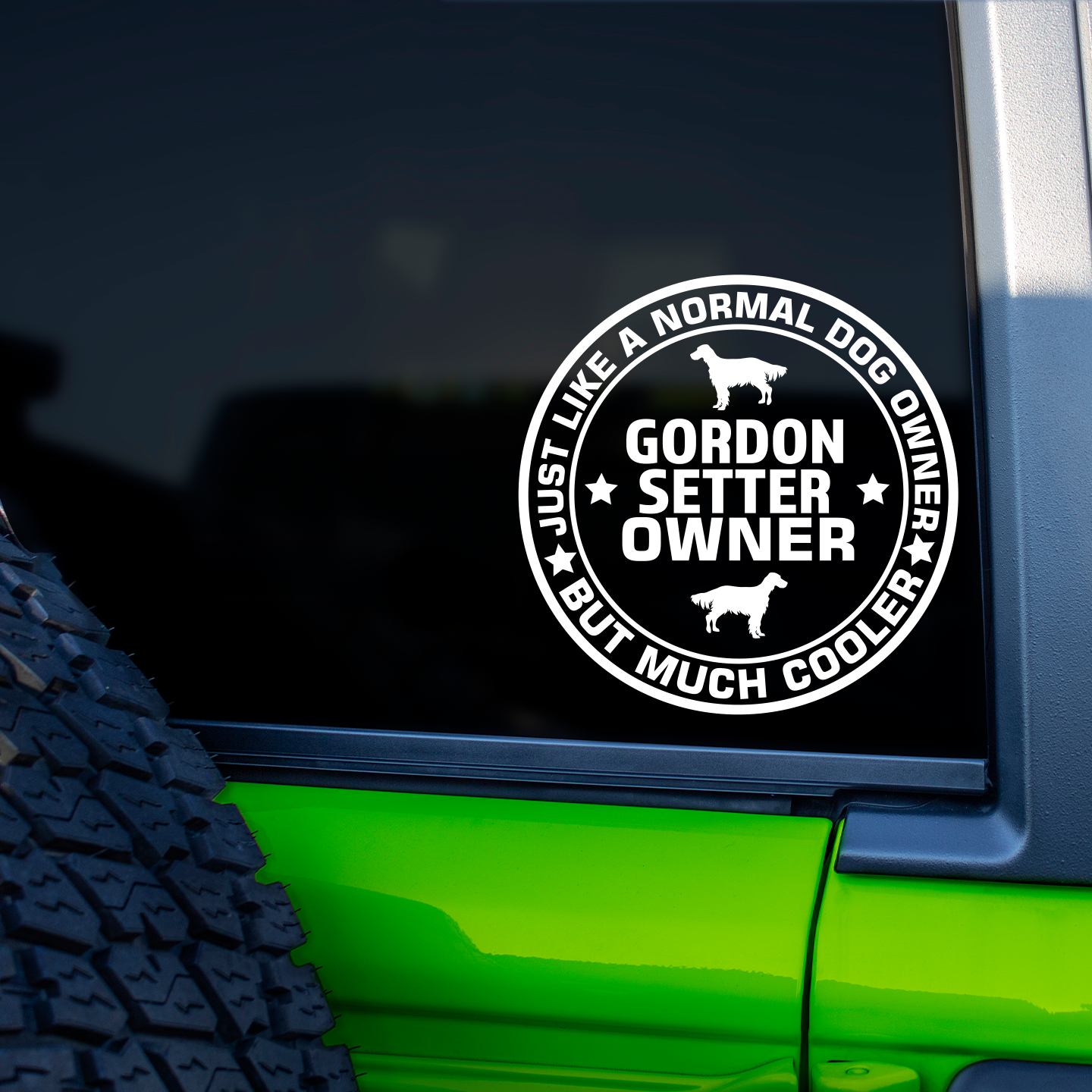 Gordon Setter Owner Sticker