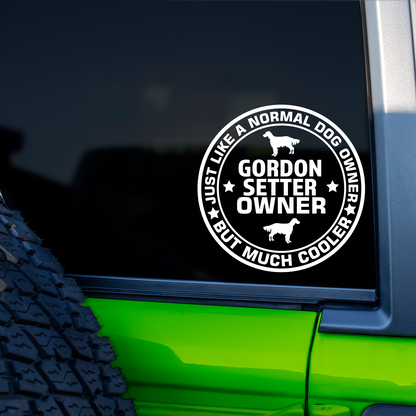 Gordon Setter Owner Sticker