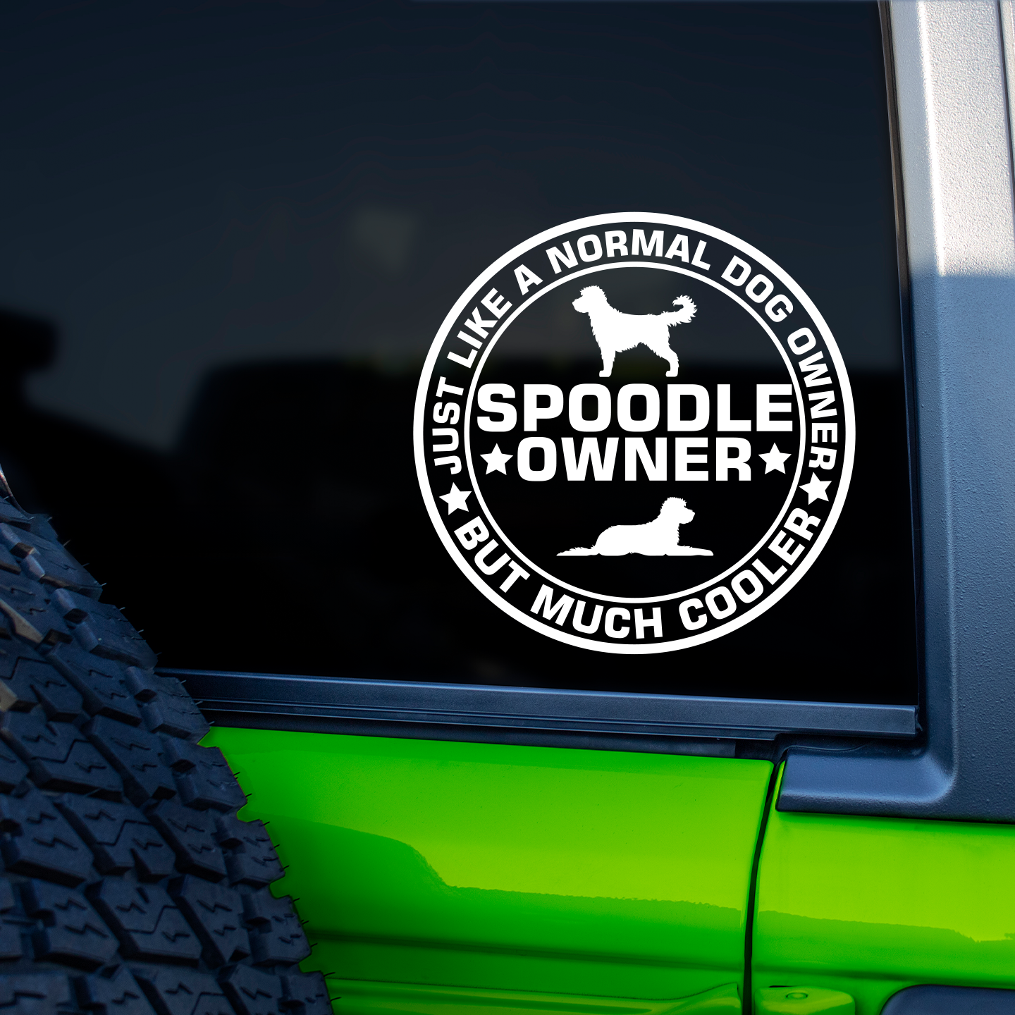 Spoodle Owner Sticker