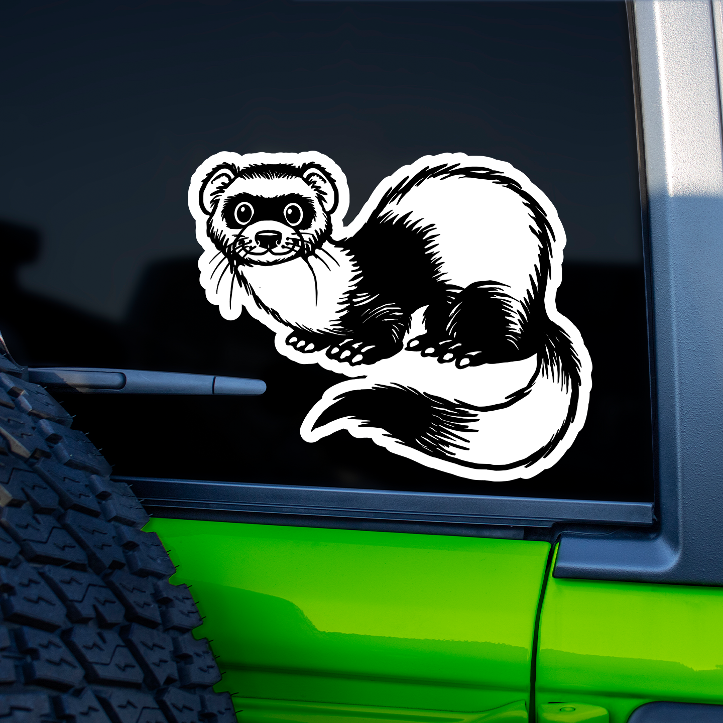 Cute Ferret Sticker