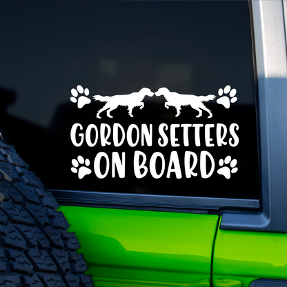 Gordon Setters On Board Sticker